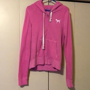 PINK Zip-Sweatshirt